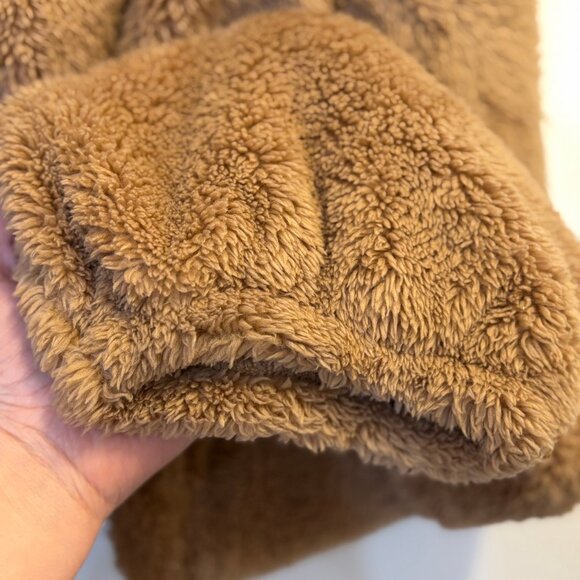 NWOT Offline by Aerie Sherpa Brown Teddy Jogger Size LARGE - Picture 5 of 9